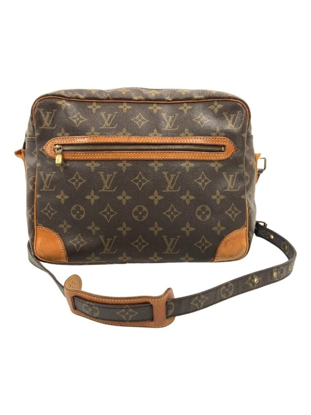 Louis Vuitton Monogram Potomac Shoulder Bag Brown